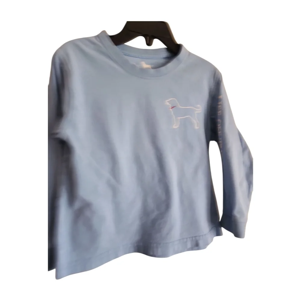 The Black Dog Jersey 3T Blue Long Sleeve T Shirt Top